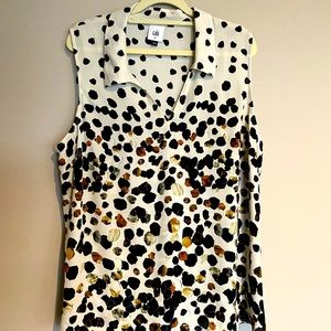 CABI Sleeveless Multi color Blouse